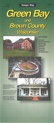 Buy map Green Bay and Brown County, Wisconsin by The Seeger Map Company Inc.