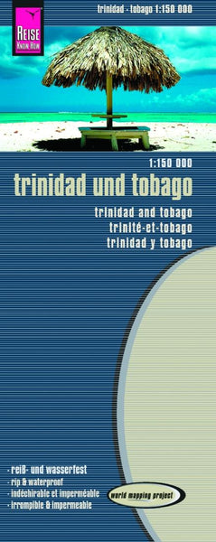 Buy map Trinidad und Tobago = Trinidad and Tobago = Trinité-et-Tobago = Trinidad y Tobago