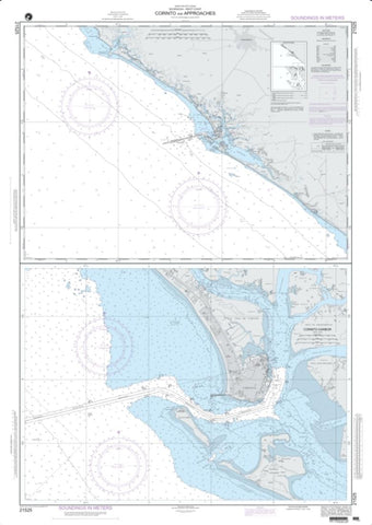 Buy map Corinto And Approaches (NGA-21525-22) by National Geospatial-Intelligence Agency