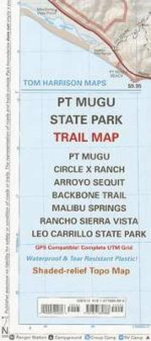 Buy map Point Mugu State Park, California by Tom Harrison Maps