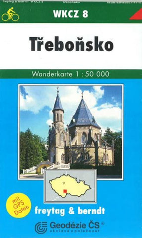 Buy map Trebonsko, Hiking Map WKCZ 8 by Freytag-Berndt und Artaria