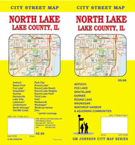 Buy map Lake County, North, Illinois by GM Johnson