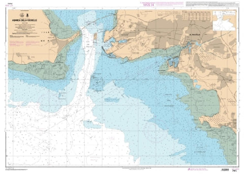 Buy map Abords de La Rochelle by SHOM