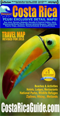 Buy map Costa Rica Travel Map by Toucan Maps Inc.