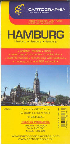 Buy map Hamburg City Map
