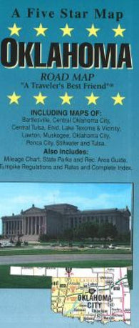 Buy map Oklahoma by Five Star Maps, Inc.
