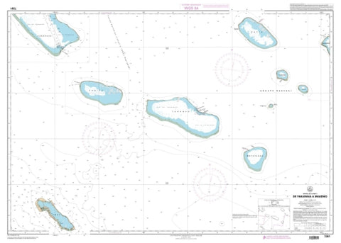 Buy map De Fakarava a Makemo by SHOM
