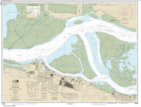 Buy map SUISUN BAY-Mallard Island to Antioch (18659-16) by NOAA