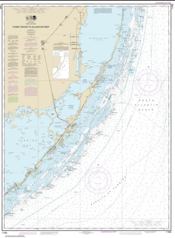 Buy map Fowey Rocks to Alligator Reef (11462-27) by NOAA