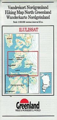 Buy map Ilulissat hiking map