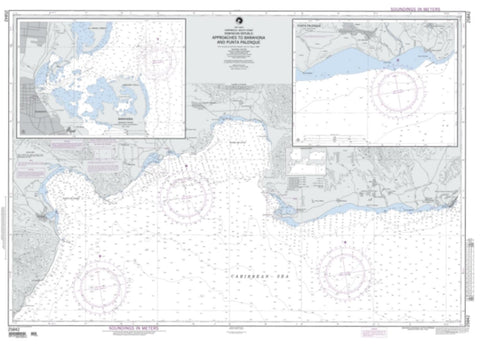 Buy map Approaches To Barahona And Punta Palenque (NGA-25842-10) by National Geospatial-Intelligence Agency