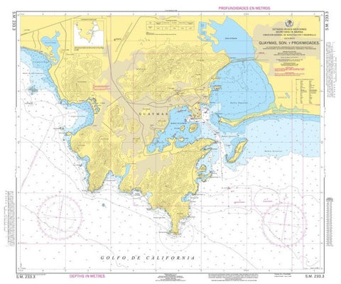 Buy map Guaymas y Proximidades by Secretaria de Marina