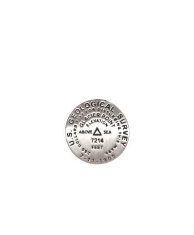 Buy map Glacier Point, California lapel pin