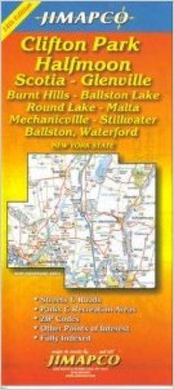 Buy map Clifton Park and Halfmoon, New York by Jimapco
