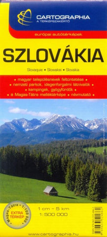 Buy map Slovakia by Cartographia