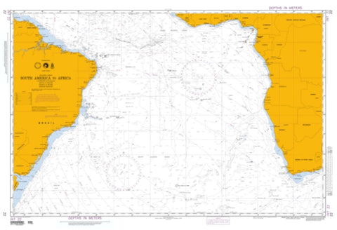Buy map South America To Africa (NGA-22-1) by National Geospatial-Intelligence Agency