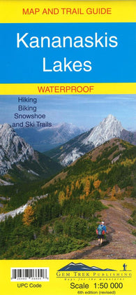 Buy map Kananaskis Lakes Map and Trail Guide (waterproof) by Gem Trek
