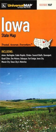 Buy map Iowa by Kappa Map Group
