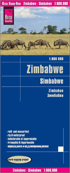 Buy map Zimbabwe : 1:800 000 = Simbabwe : 1:800 000 = Zimbabue : 1:800 000 : 1:800 000