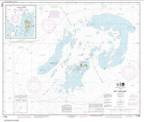 Buy map Dry Tortugas; Tortugas Harbor (11438-14) by NOAA