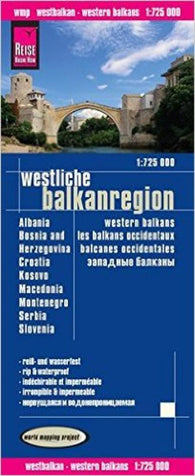 Buy map Balkans, Western by Reise Know-How Verlag