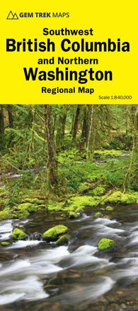 Buy map Southwest British Columbia and Northern Washington Driving Map