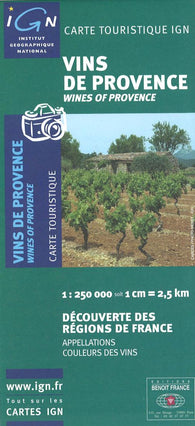 Buy map Provence Wine Region
