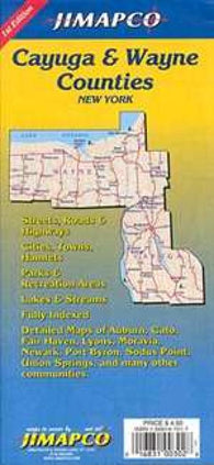 Buy map Cayuga and Wayne Counties, New York by Jimapco