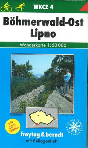 Buy map Bohmerwald East + Lipno, WKCZ 4 by Freytag-Berndt und Artaria