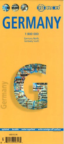 Buy map Germany by Borch GmbH.