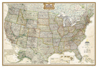 Buy map United States Executive Wall Map - Tubed (43 x 30)