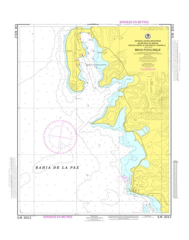 Buy map Bahia Pichiligue by Secretaria de Marina
