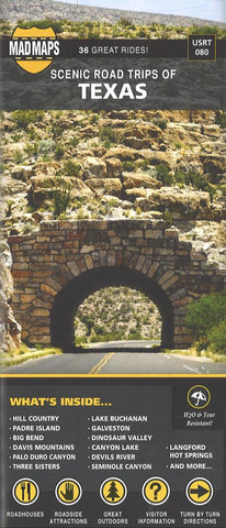 Buy map Scenic Road Trips of Texas