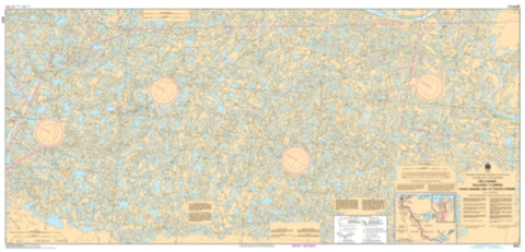 Buy map Peel Channel Including/Y Compris Husky Channel and/et Phillips Channel by Canadian Hydrographic Service