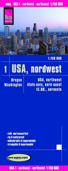 Buy map United States, Northwest by Reise Know-How Verlag