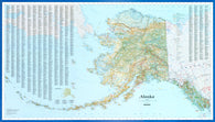 Buy map Alaska, laminated by Imus Geographics