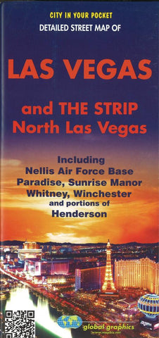 Buy map Detailed street map of Las Vegas and the strip : North Las Vegas