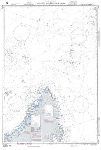 Buy map Madagascar - North Coast And The Seychelles (NGA-61300-2) by National Geospatial-Intelligence Agency