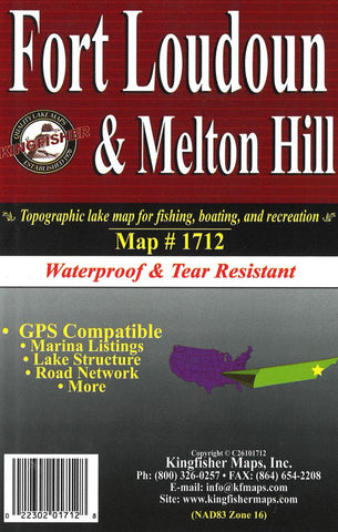 Buy map Fort Loudon/Melton Hill