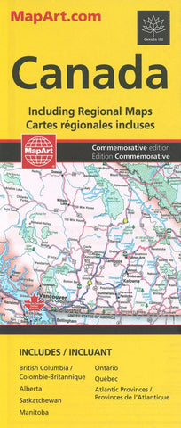 Buy map Canada Road Map by MapArt Publishing