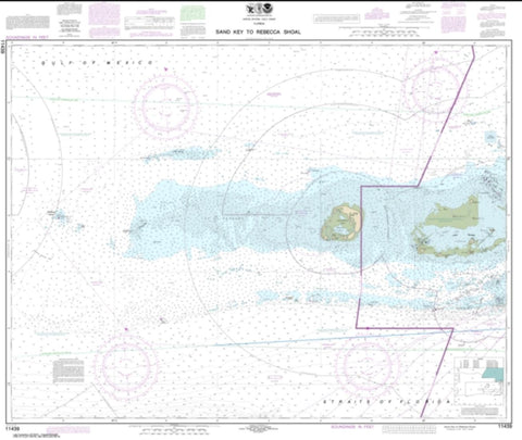 Buy map Sand Key to Rebecca Shoal (11439-27) by NOAA