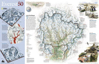Buy map Mount Everest : 50th anniversary expedition map