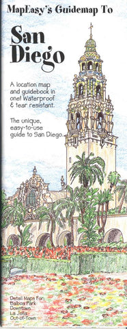 Buy map San Diego, California Guidemap by MapEasy, Inc.