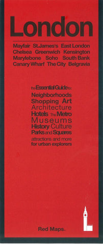 Buy map London, United Kingdom by Red Maps
