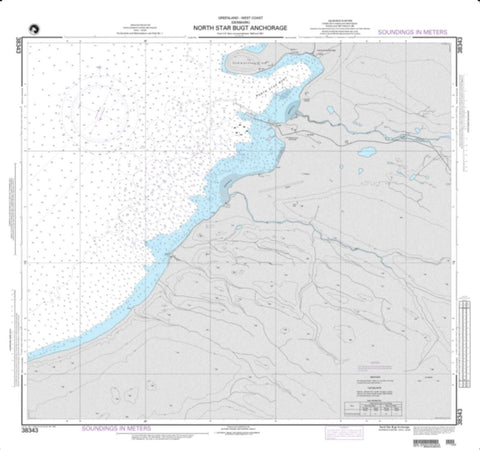 Buy map North Star Bugt Anchorage (NGA-38343-2) by National Geospatial-Intelligence Agency