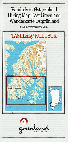Buy map Tasiilaq/Kulusuk Hiking Map