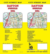 Buy map Dayton, Ohio by GM Johnson