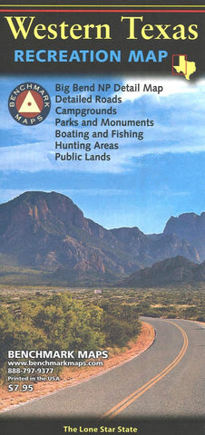 Buy map Texas, Western, Recreation Map