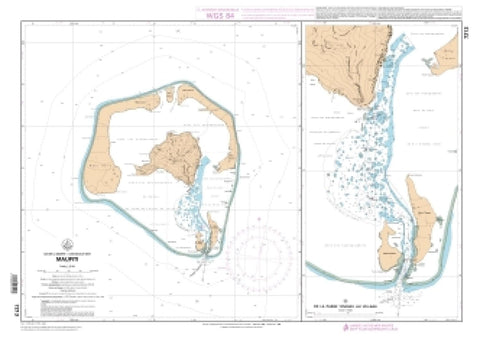 Buy map Maupiti - De la Passe Onoiau au Village by SHOM