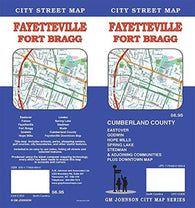 Buy map Fayetteville Fort Bragg : City Street Map